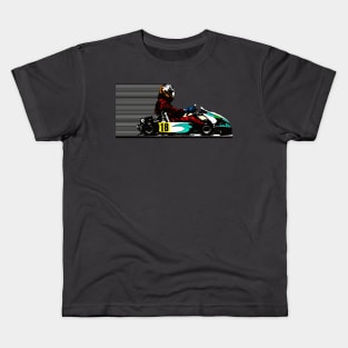 Go Kart Racer in Motion Kids T-Shirt